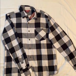 Black and white flannel